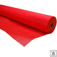 Vliesstoff Standard - Einmal Spruchbandstoff 150cm - 100m Rolle - Rot - schwer entflammbar